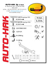 AUTO-HAK L33A Instructions De Montage