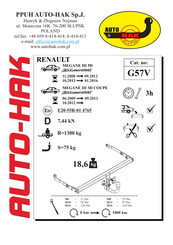 AUTO-HAK G57V Instructions De Montage