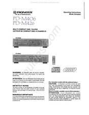 Pioneer PD-M426 Mode D'emploi