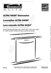 Kenmore ELITE ULTRA WASH 665.1628 Serie Guide D'utilisation Et D'entretien