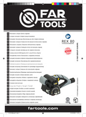 Far Tools REX 80 Notice Originale