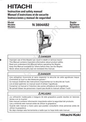 Hitachi N 3804AB2 Manuel D'instructions