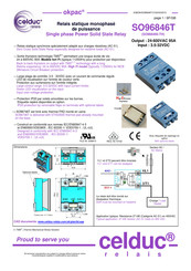 Celduc okpac SO96846T Mode D'emploi