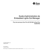 Sun Microsystems Fire X2100 M2 Guide D'administration