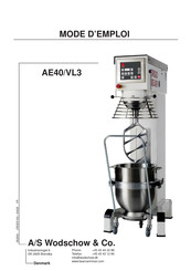 Bear Varimixer AE40/VL3 Mode D'emploi