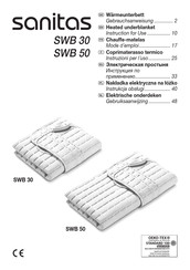 Sanitas SWB 30 Mode D'emploi