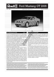 REVELL Ford Mustang GT 2005 Mode D'emploi