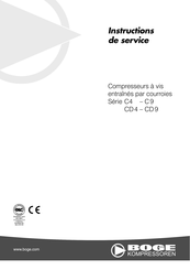 Boge CD 7 Serie Instructions De Service