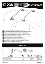 Yakima K1238 Instructions D'installation