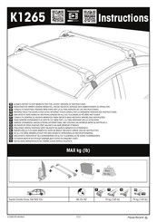 Yakima K1265 Instructions De Montage