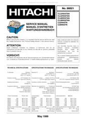 Hitachi C32W40TN Manuel D'entretien