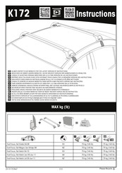 Yakima K172 Instructions De Montage