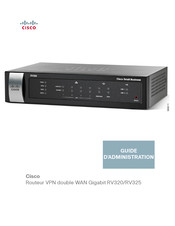 Cisco RV325 Guide D'administration