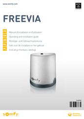 SOMFY FREEVIA Manuel D'installation Et D'utilisation