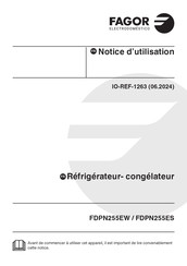 Fagor FDPN255EW Notice D'utilisation