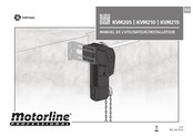 Motorline professional KVM215 Manuel De L'utilisateur