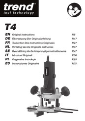 TREND T4 Traduction Des Instructions Originales