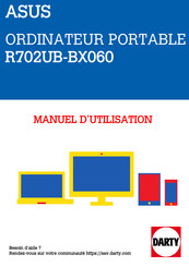 Asus R702UB-BX060 Manuel Électronique