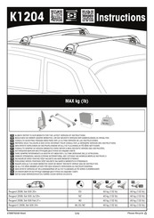 Yakima K1204 Instructions De Montage