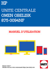 HP OMEN OBELISK 875-0094NF Manuel De L'utilisateur