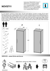 Forte NOVS711 Notice De Montage