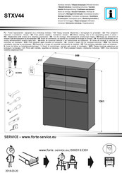 Forte STXV44 Notice De Montage