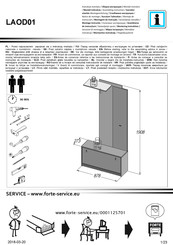 Forte LAOD01 Notice De Montage