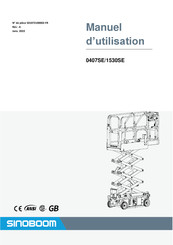 Sinoboom 1530SE Manuel D'utilisation