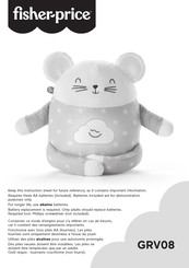 Fisher-Price GRV08 Mode D'emploi