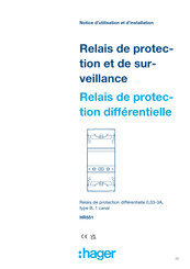 hager HR551 Notice D'utilisation Et D'installation