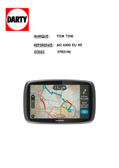 TomTom GO 6000 Guide De Référence