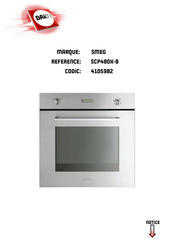 Smeg SCP480X-8 Mode D'emploi