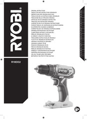 Ryobi R18DD2-120S Traduction Des Instructions Originales