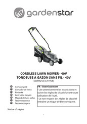 gardenstar 65009242 Notice D'origine