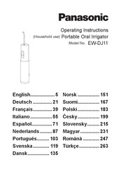 Panasonic EW-DJ11 Mode D'emploi