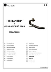 PROTEOR HIGHLANDER FS3-H5 Notice D'utilisation