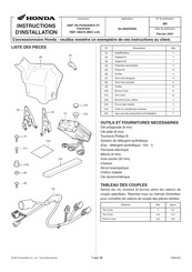 Honda 08A70-MKC-L00 Instructions D'installation