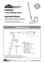 Homeright PaintStick Manuel D'instructions