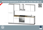 Marinelli Cucine ALL IN BLC MAT 285 cm Notice De Montage