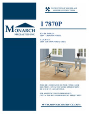 Monarch Specialties I 7870P Instructions D'assemblage