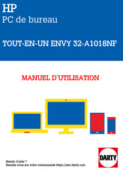 HP ENVY 32-A1018NF Manuel De L'utilisateur