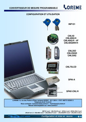 Loreme CNL40 Configuration Et Utilisation