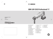 Bosch GBH 18V-28 D Professional Notice Originale