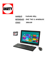 Acer Packard Bell oneTwo S AK4G5GU02 Manuel D'utilisation