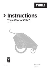 Thule Chariot Cab 2 Manuel D'instructions