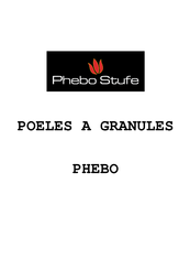 phebo stufe Hera 11.5 kW Mode D'emploi