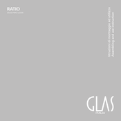 Glas Italia RATIO Instructions De Montage Et D'utilisation