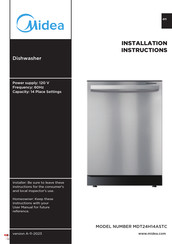 Midea MDT24H14ASTC Instructions D'installation