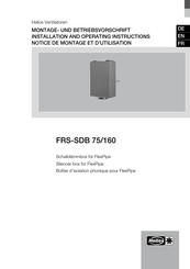 Helios FRS-SDB 75/160 Notice De Montage Et D'utilisation