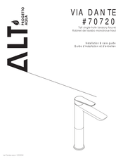 Alt VIA DANTE 70720 Guide D'installation Et D'entretien